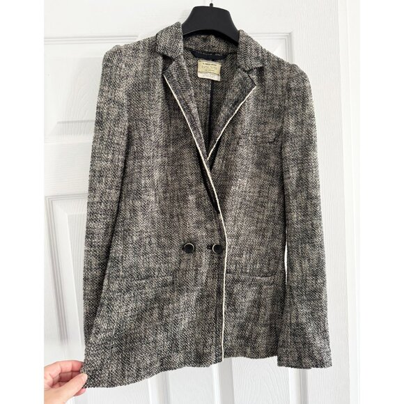 Forte.Forte "Il Tweed" Knit Cotton Blazer, size "0" (size XS - Picture 5 of 6